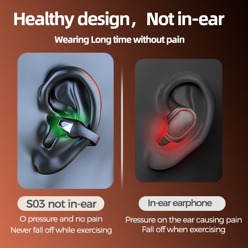 2023 Wireless Ear Clip Bone Conduction Headphones🎧